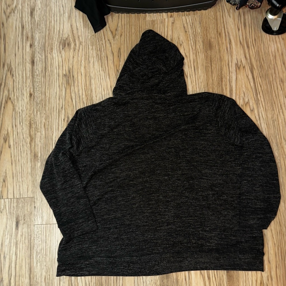 Torrid grey hoodie 3x with optional neck/face covering